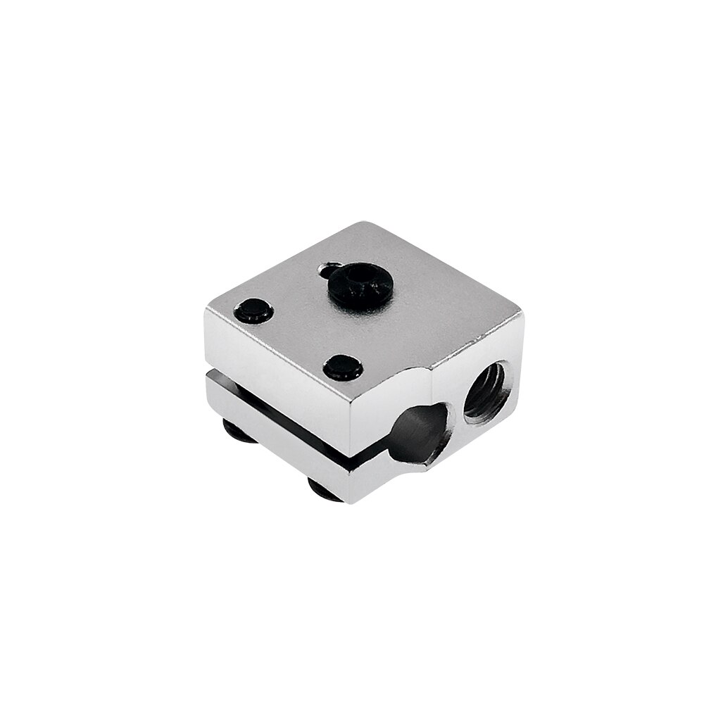 1pcs Volcano end eruption heater block 1.75 3mm Filament V5 V6 Extruder J-head Aluminium Heater block for Sidewinder X1