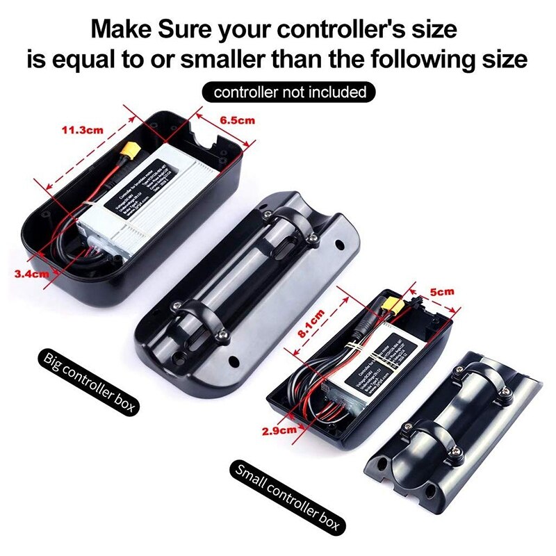 Small Plastic Controller Box for Electric Bike EBike Moped Scooter Mountain Bike Protection Case