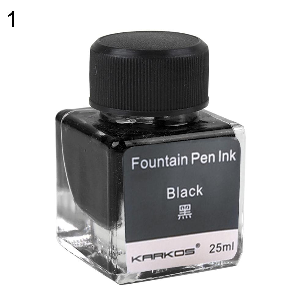 Pen refill 25ml 6 Colors Non-Carbon Glitter Calligraphy Painting Drawing Fountain Pen Ink