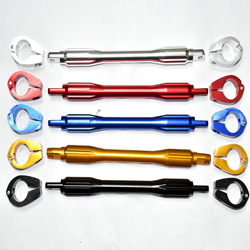 Motorcycle Handlebar Crossbar Foldable Flexible Handle Bar Steering Wheel Strengthen Balance Bar Modified Handlebar