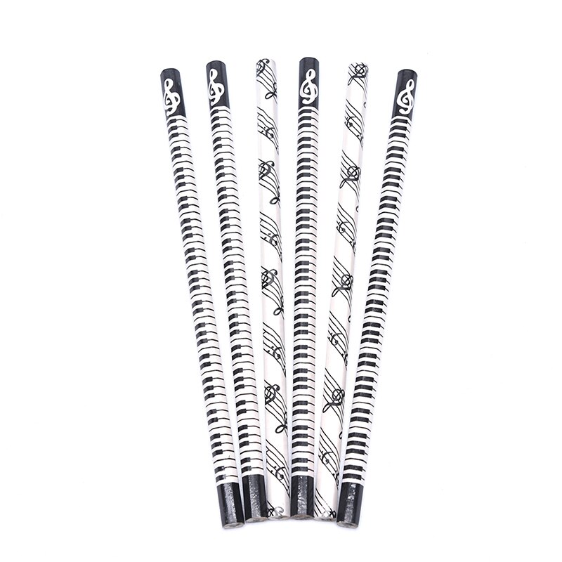 12pcs Musical Pencil 2B Standard Round Music Stationery Piano School Office Supply Student