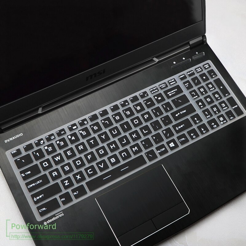 Dla MSI GS63 GS63VR Stealth Pro GT73 GT73VR TITAN GP72 GP72X Leopard GE62VR GE72VR 15 17.3 klawiatura laptopa obudowa ochronna: black