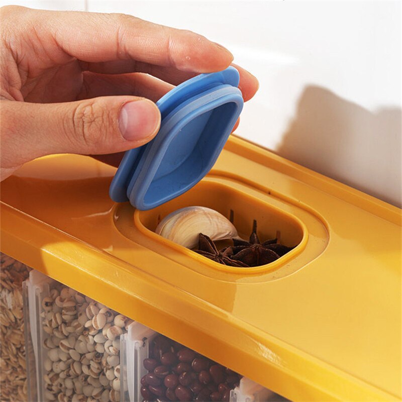 Multigrain Storage Tank Grain Storage Box Bean Storage Tank Kitchen Storage Food Sealed Tank Food Container Shopping K214