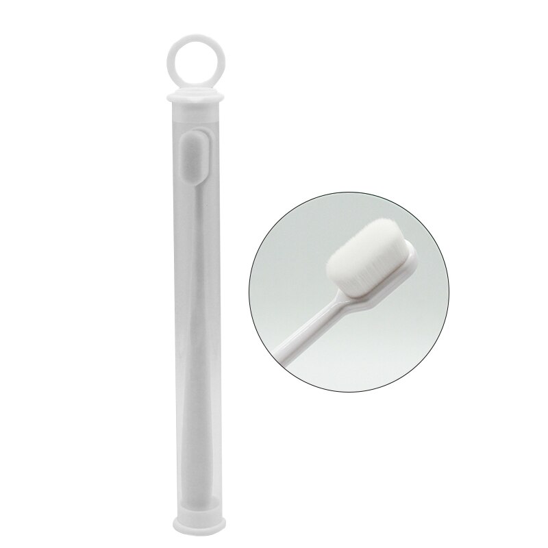 Brosse à dents Ultra-fine, douce, millions de poils Nano, pour adulte, nettoyage en profondeur, Portable, voyage, soins buccaux, 1 pièce: 07
