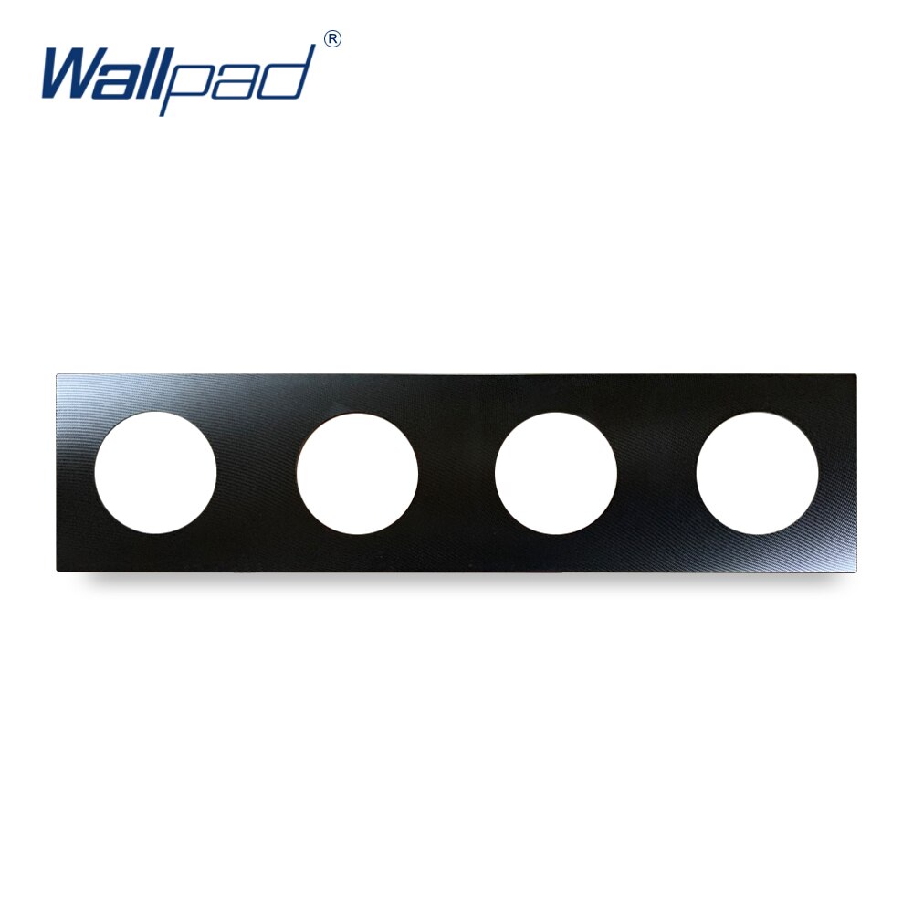 Wallpad Aluminum Metal Panel Only 1 2 3 4 5 Black Round Circle