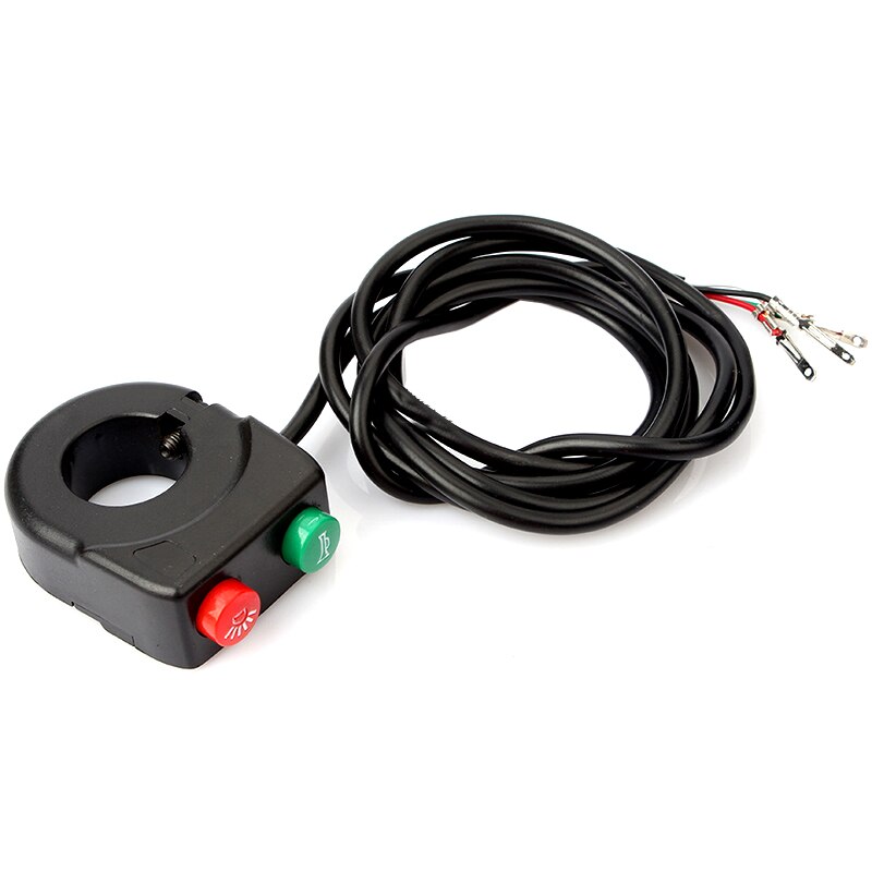 22Mm 3 Draad Motorfiets Schakelaars Motor Claxon Elektrische Koplamp Stuur Controller Schakelaar Voor Atv Scooter Universele