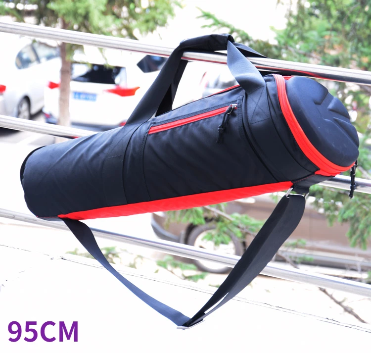 Bolsa de transporte para trípode de cámara, funda con soporte de luz de viaje, correa para el hombro, telescopio Monocular, bolsa para caña de pescar: YELLOW