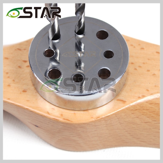 6 Star Propeller Drill Jig For DLE30 DLE55 Metal Propeller Drill Guide with Screw For EME55 MLD35 DLA 50/60