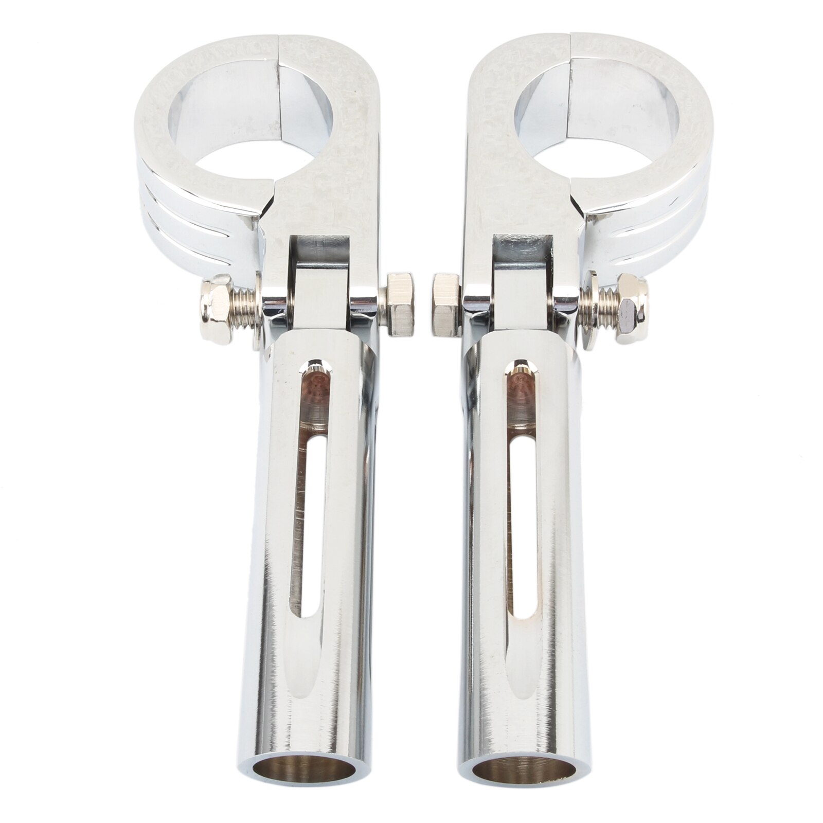 32MM Highway Foot Pegs Engine Guard Crash Bar w/Clamp Mount For Harley Honda Kawasaki Cafe Racer Touring Motorcycle Chrome: 32mm L