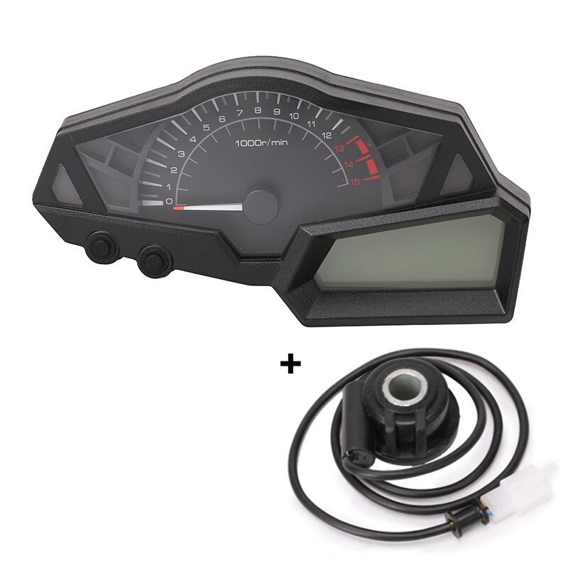 For KAWASAKI Honda Suzuki Yamaha Motorcycle OEM Gauges Cluster Speedometer Speedo Tachometer Instrument: with Sensor-B