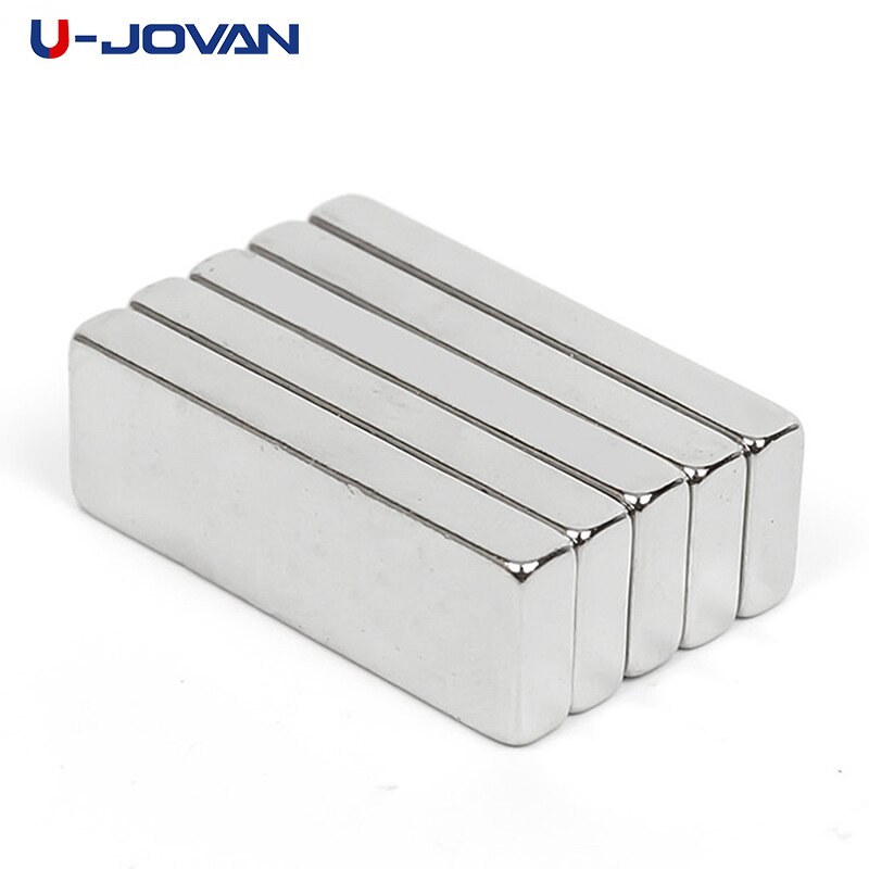 U-JOVAN 10 Stks/set N35 Bulk Super Strong Strip Krachtige Permanet Blok Bar Magneten Zeldzame Aarde Neodymium 30X10X4 Mm