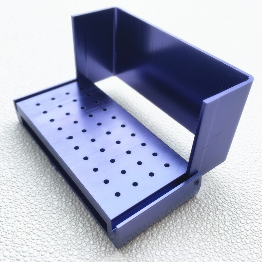 2 PCS*40holes Autoclavable High Speed Dental Burs Holder Dental Bur Block