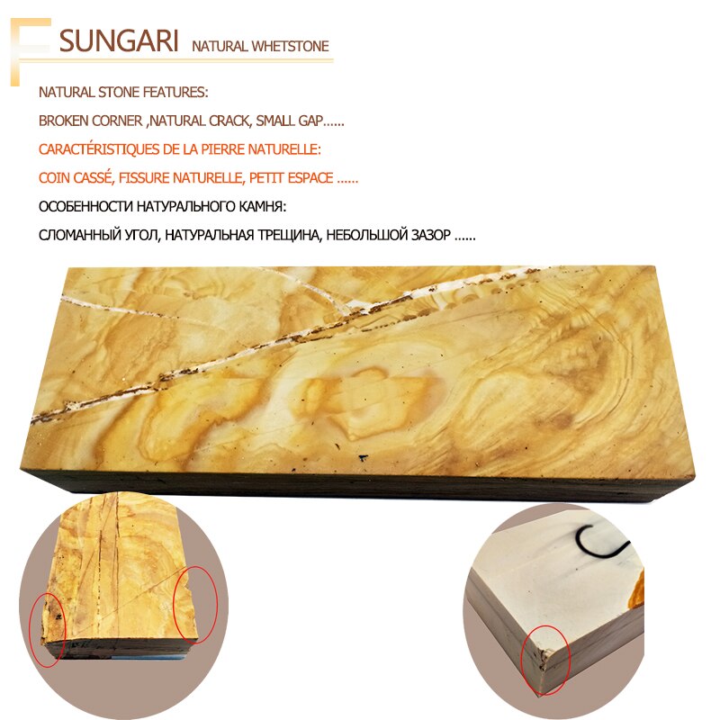 Naturlig slipstensknivslipare whetstone songhua (sungari) brynsten, vattenbryn, slipslipare