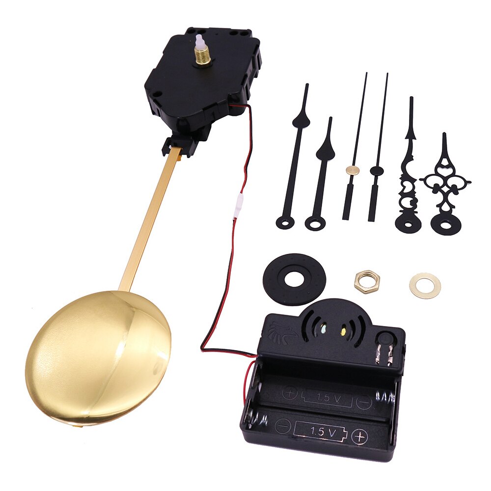 1 Set Pendulum Clock Kit DIY Wall Clock Quartz Movement Chime Music Box Pendulum Clock Mechanism Automatically Silences Clock