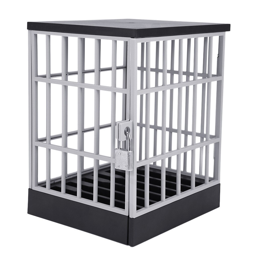 Mobile Phone Jail Cell Prison Lock Up Safe Smartphone Home Table Office Gadget Storage Box Drawer Organizer Container Mobile: Default Title