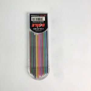 Tiptop mekanisk blyant 2.0mm 2b tegning skrivning aktivitet blyant med 12- farve refill kontor skole papirvarer: 12- farvepåfyldning