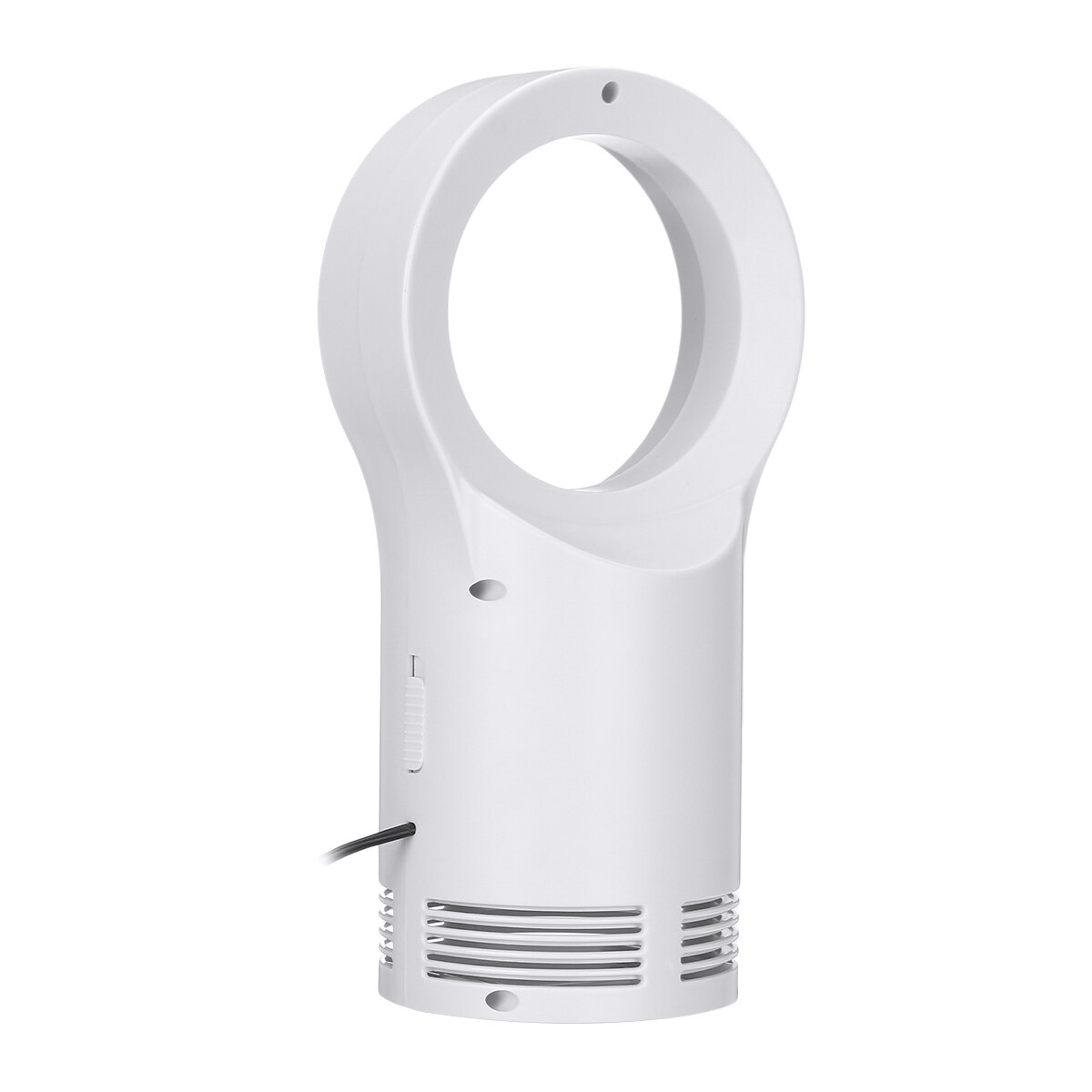 2 Gear Bladeless Heater Fan Desktop/Table Winter Electric Warm Fan 110V/220V Space Air Blower Radiator Home Office Warmer: White / US