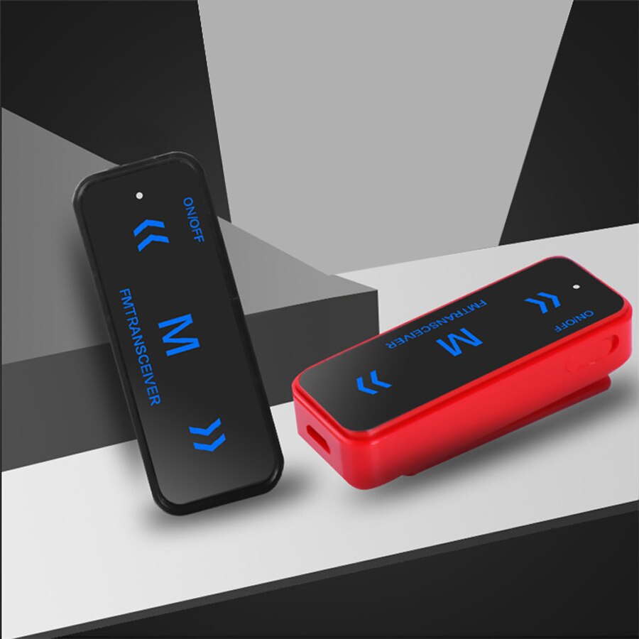 2 pezzi Mini Walkie Talkie 3W 400-470MHz ricetrasmettitore Radio a 2 vie auricolare cuffia paraorecchie ricarica USB walkie-talkie bidirezionali