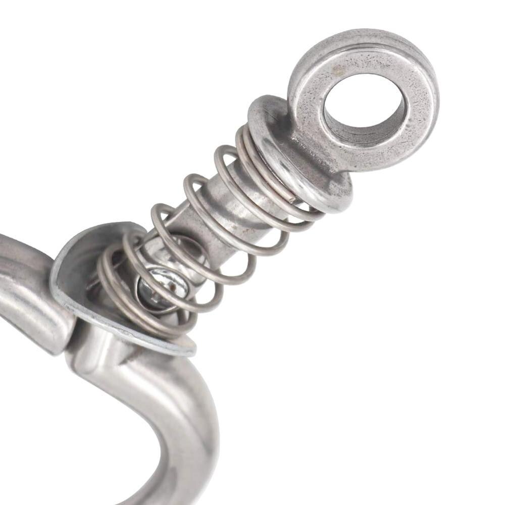 1Pcs Stainless Steel Bull Nose Ring Animal Husbandry Bull Nose Traction Ring Spring Type Bull Nose Pliers Commodity Binding Tool