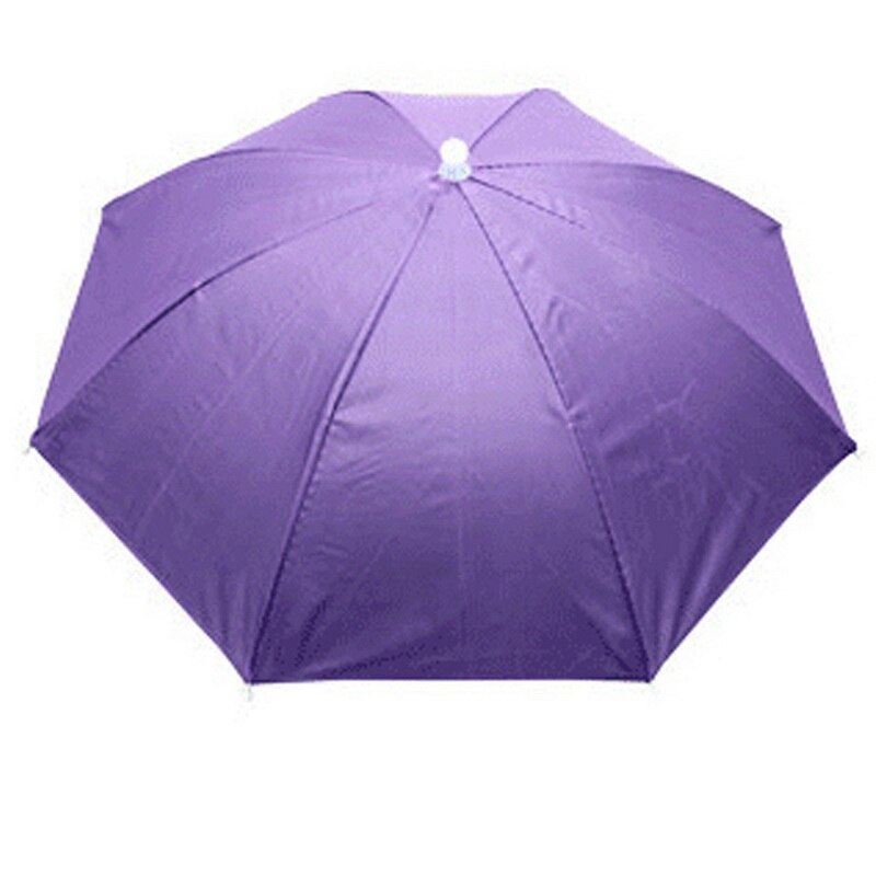 Foldbar hat hovedbeklædning paraply solskærm vandtæt kasket til udendørs aktivitet baseball vandreture camping hovedudstyr