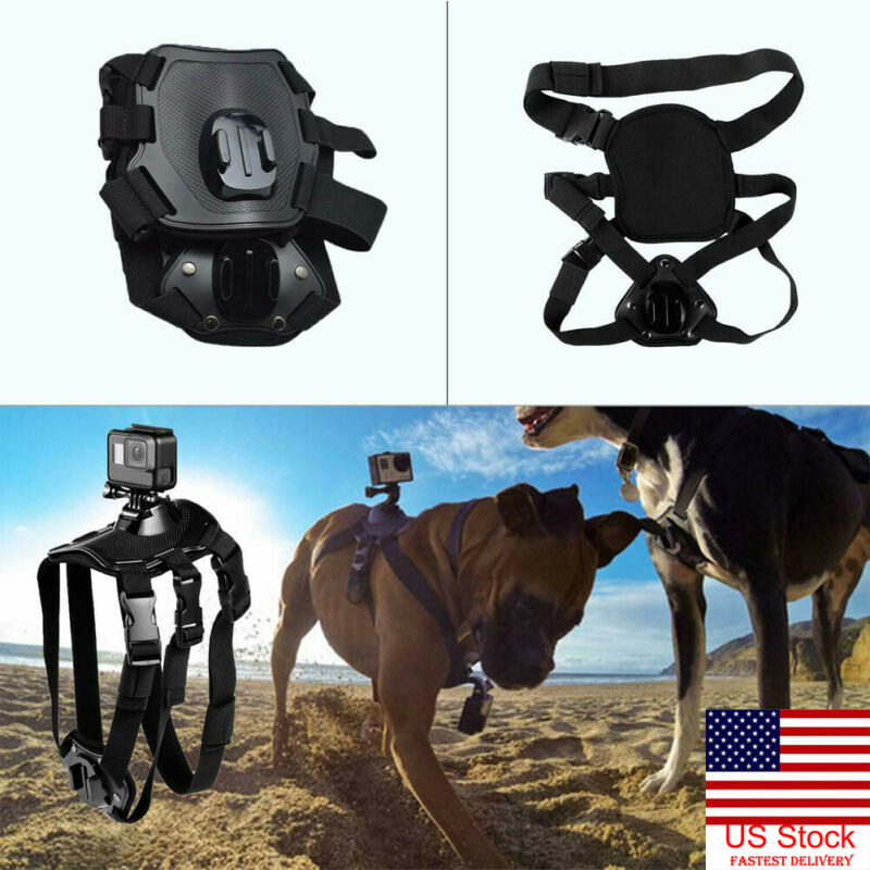 Pet Hond Fetch Harness Borstband Schouder Riem Mount Base Voor Gopro Hero 5 4 3 Sjcam sport Camera