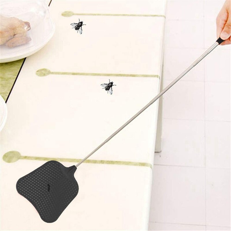2x Mosquito and Fly Killing Plastic Fly Swatter & 6x Silicone Pads,Non Slip/Heat Resistant Pot Holder