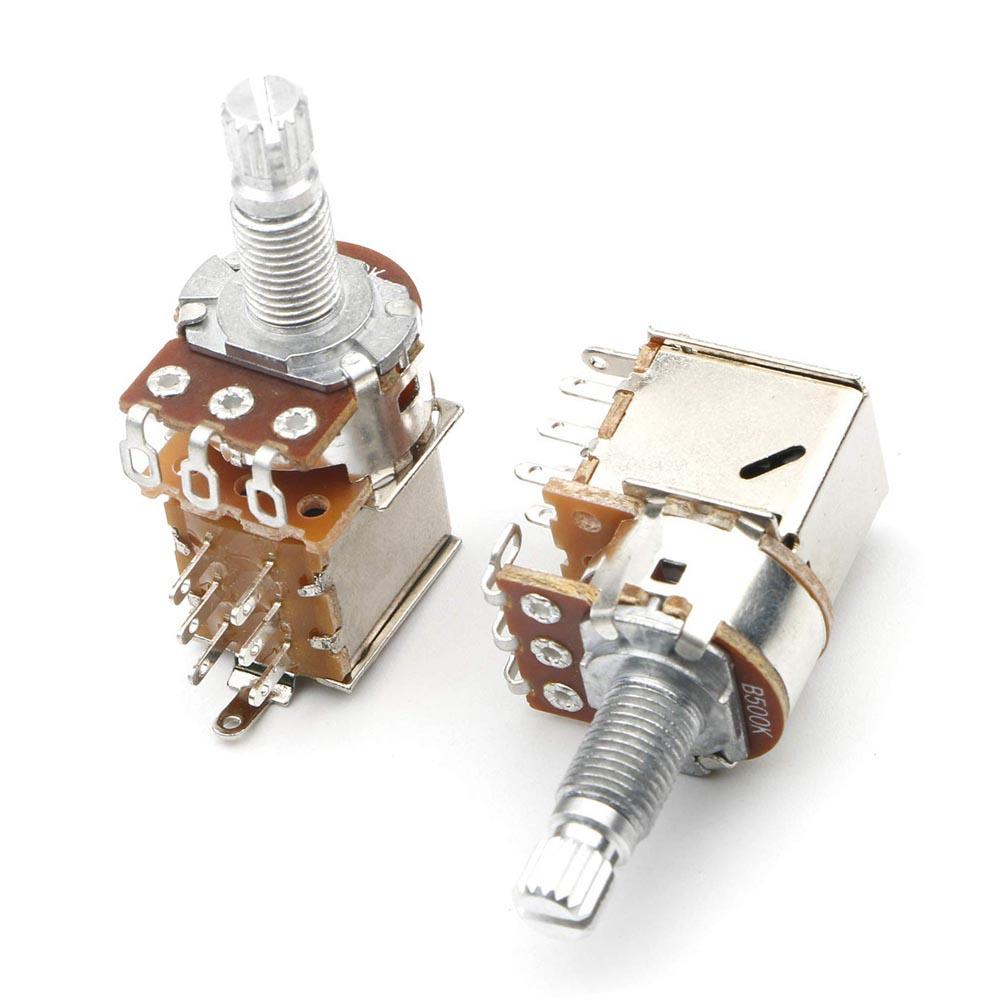 3 Stuks Push Pull Potentiometer Volume Tone As Schakelaar Voor Gitaar Liefhebbers Beginners Elektrische Gitaar Accessoires