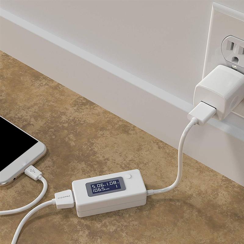 LCD Display USB Voltage/Amps Power Meter Tester Multimeter Test Speed of Chargers Cables Capacity of Power Banks