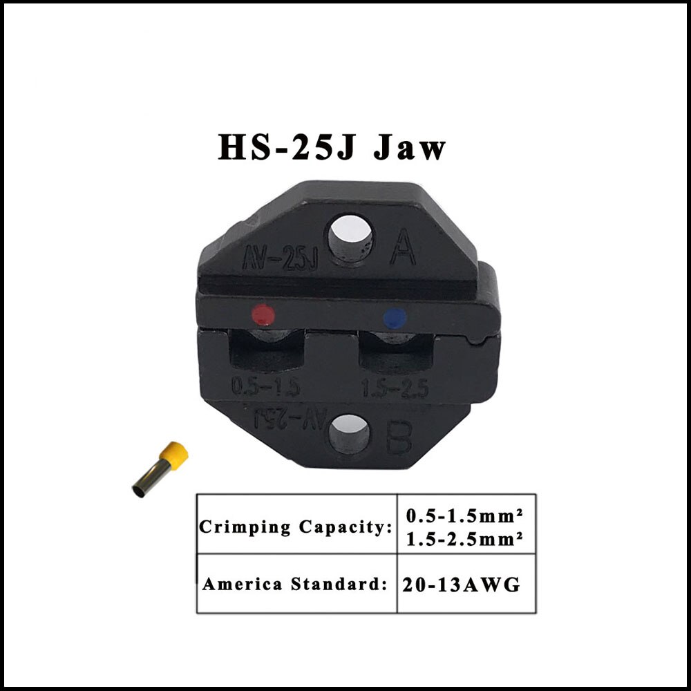 HS/SN SERIES PLIER 190mm jaw wire cutting custom jaws SN-2 SN-28B SN-48B SN-06WF SN-06WF Ratchet crimping plier european style: HS-25J