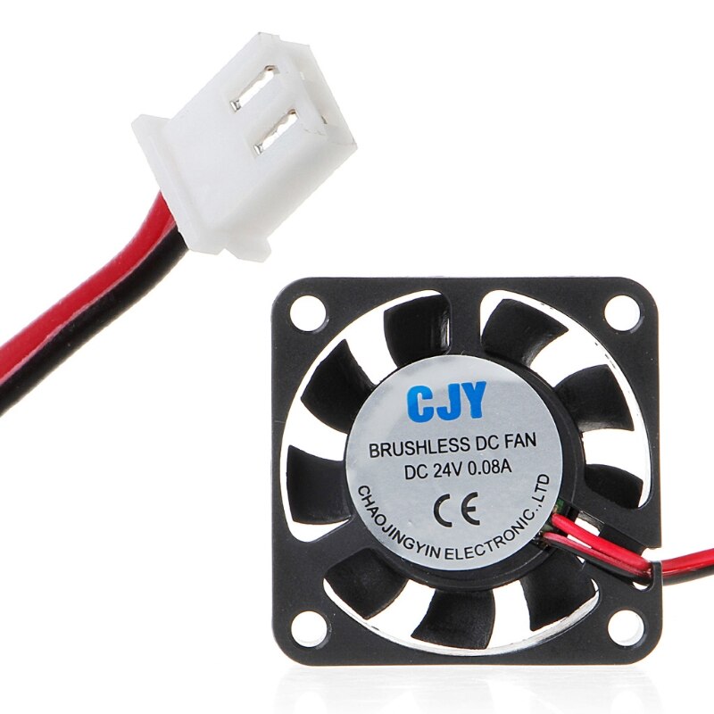 DC 24V 2-Pin Cooling Fan 40mm 40x40x10mm 4cm 4010s 9Blade For 3D Printer CPU 40JB