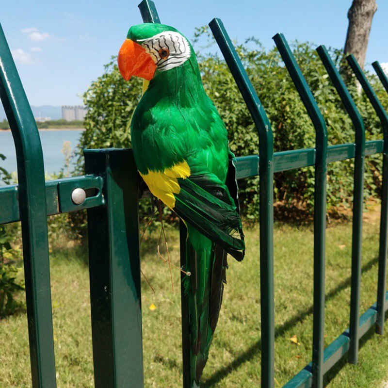 25 centimetri di Schiuma Piuma Pappagallo Simulazione Pappagalli Uccelli Decorativi Forniture Da Giardino Decorazione Della stanza Forniture per Animali Da Compagnia ..