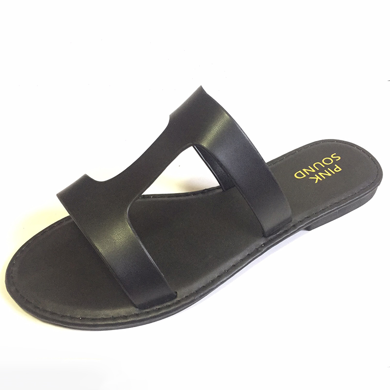 Sommer Frauen Sandalen PU Rutschen Plattform Flache Ferse Peep Toe Casual Einfache Outdoor Strand Weibliche Ladeis Schuhe Zapatos De Mujer