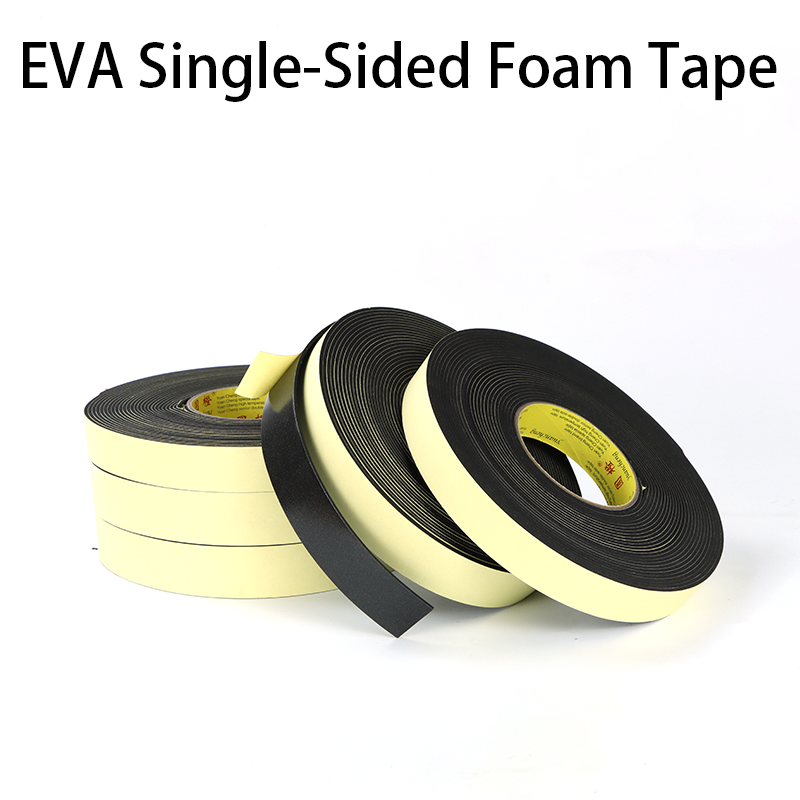 EVA sponge single-sided tape shockproof foam sealant strip 10-50MM car foam pad sound insulation buffer anti-collision foam tape