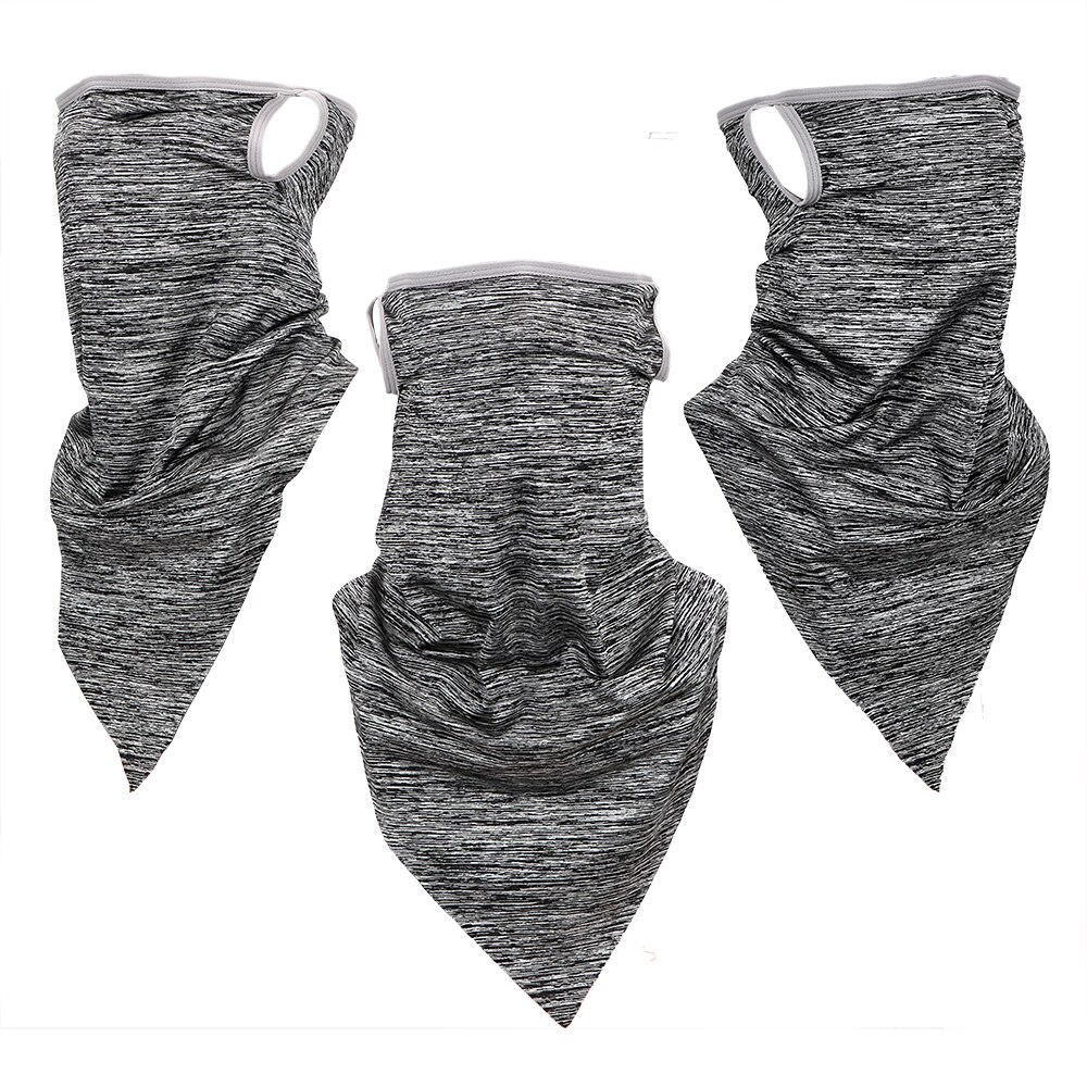 Bufanda deportiva a prueba de viento, mascarilla de fibra viscosa para ciclismo, a prueba de polvo, triangular, transpirable