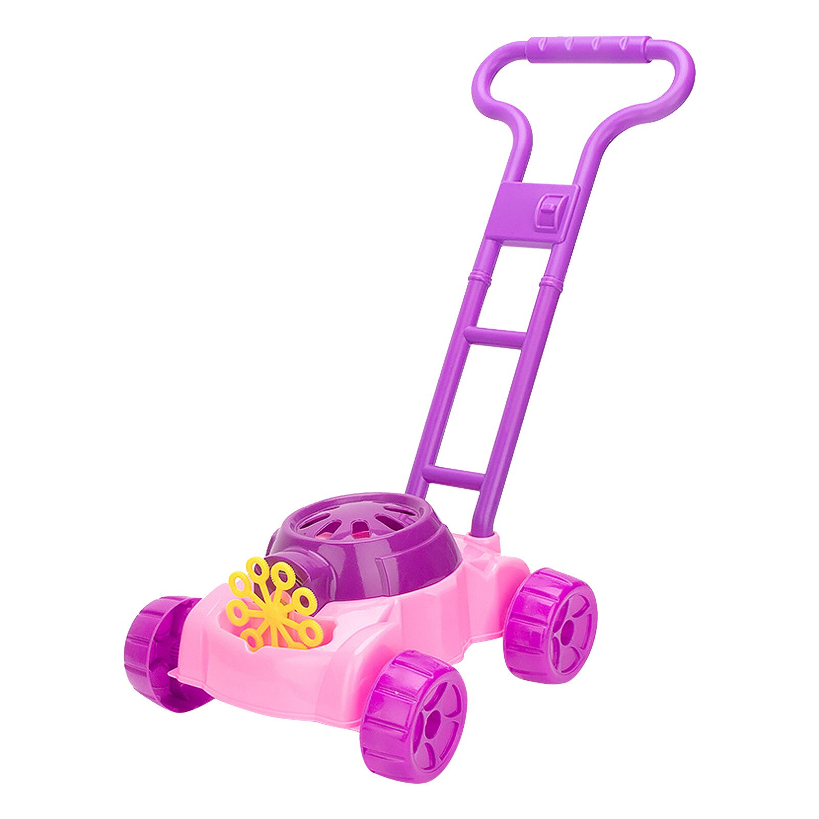 Bubble Mower for Toddlers, Kids Bubble Blower Machine Lawn Games, Summer Outdoor Push Toys, Easter Toys Birthday for Presc: B