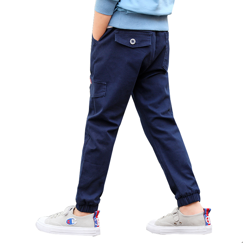 Pantalon Long en coton pour garçon de 3 à 14 ans, Style, , décontracté, Cargo, automne