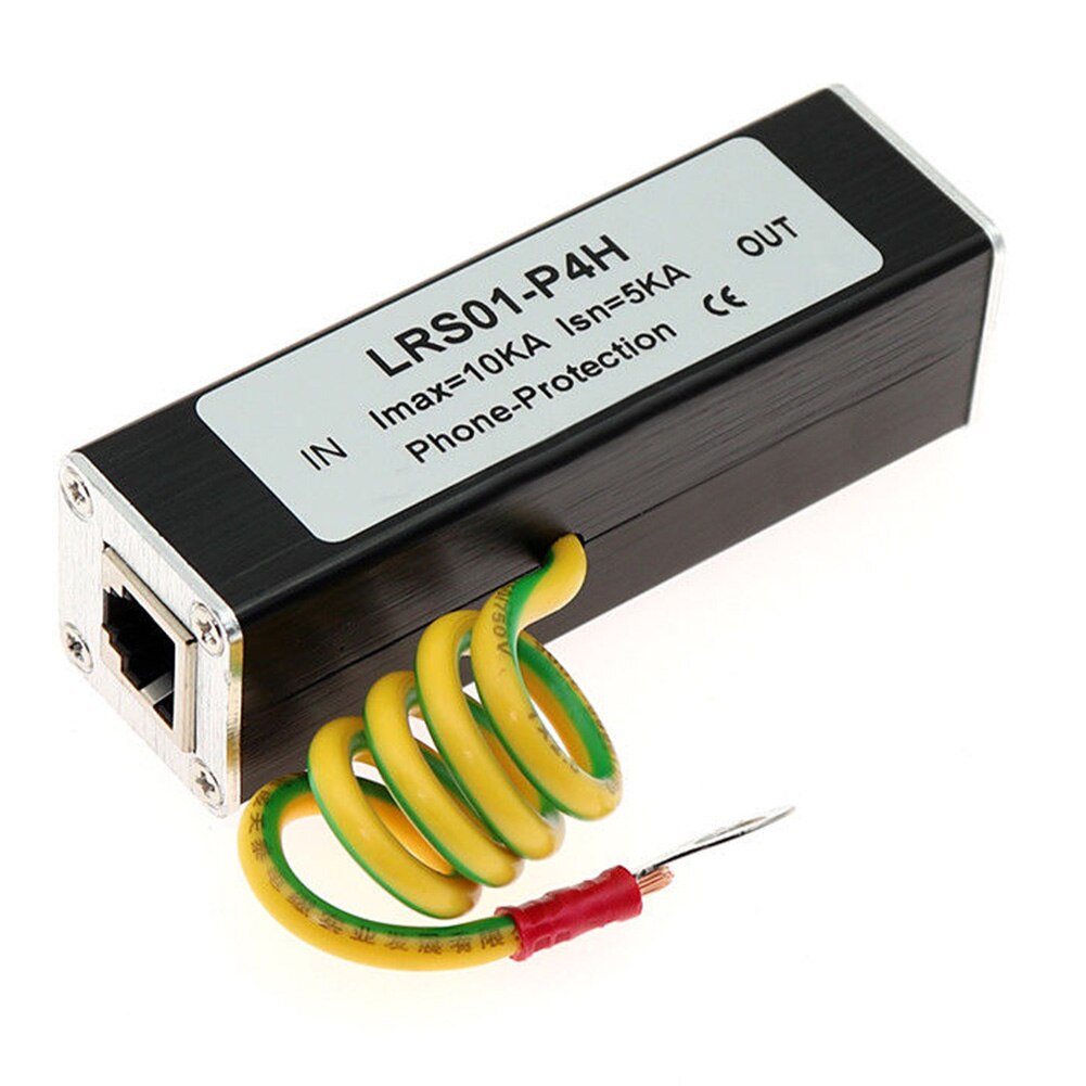Rj11 eenvoudig te installeren duurzame multifunctionele overspanningsbeveiliging praktische veiligheids-donderbeveiliging huistelefoon fax om interferentie te voorkomen