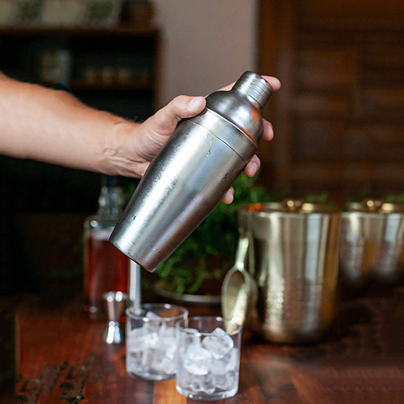 6/7/10 pz in acciaio inox cocktail shaker strumenti Bartending barista kit Martini Sharker bere miscelatore impostato con sacchetto di immagazzinaggio