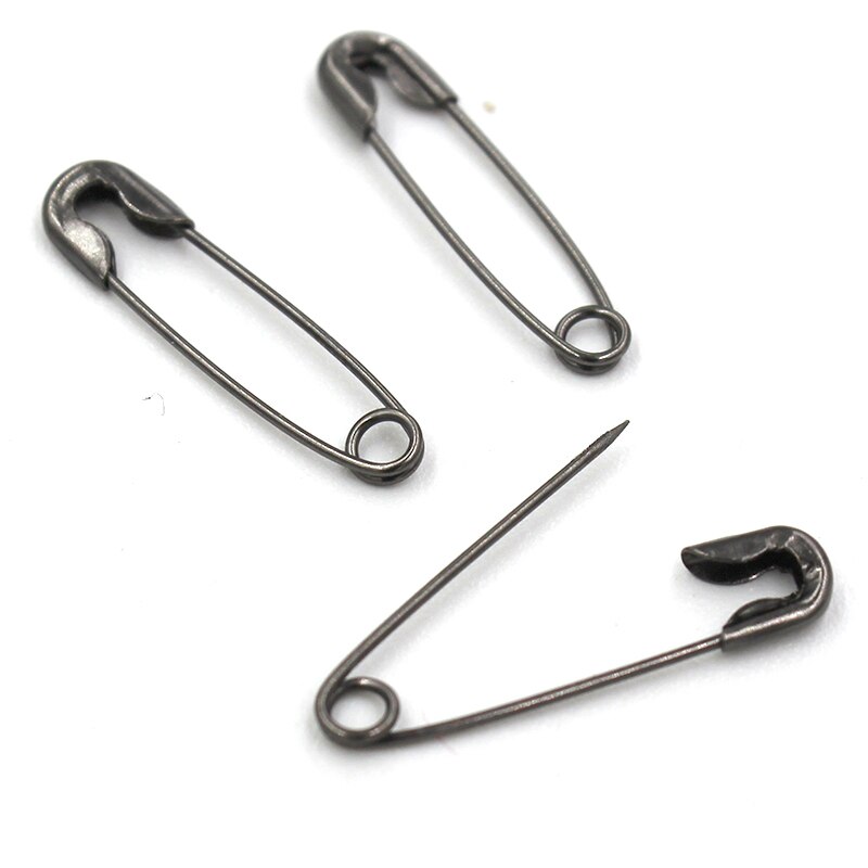 5000 unids/lote de alfileres de seguridad de acero inoxidable, broche de Metal, insignia de joyería, Pin de seguridad, accesorios para manualidades de costura: grey