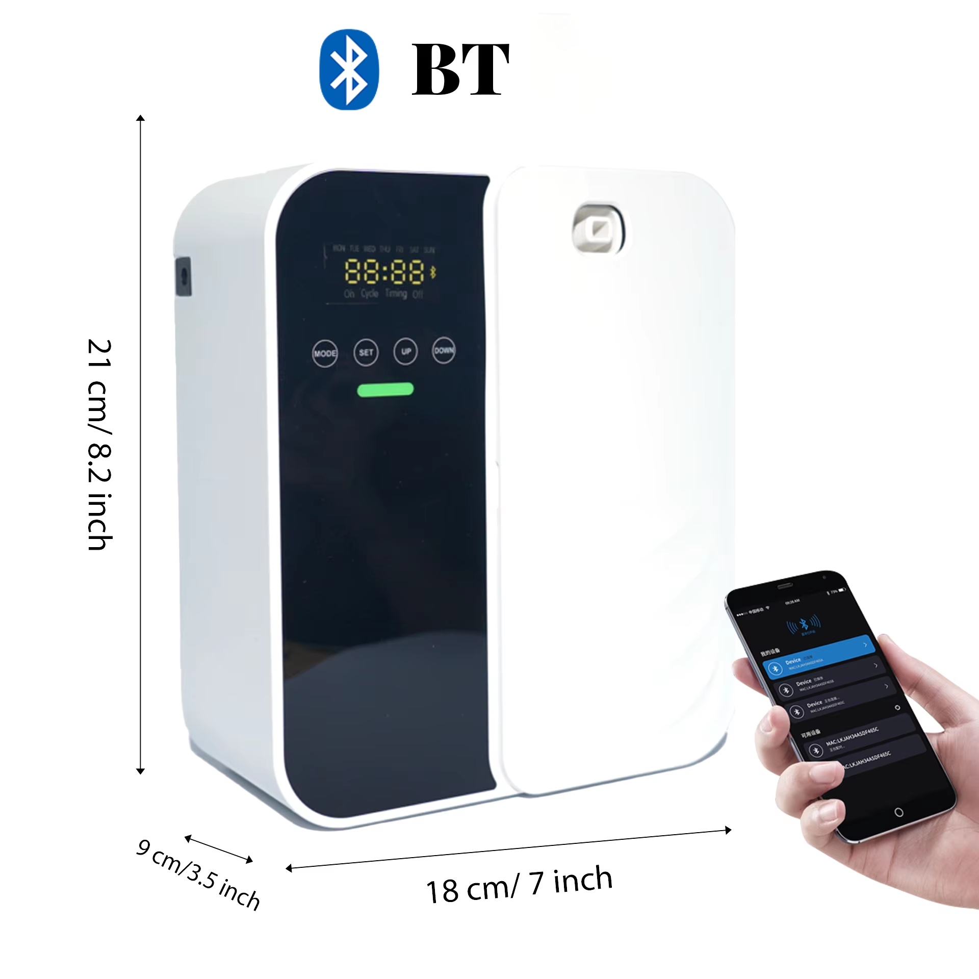 2025 NEUER Duftmaschinen-Aroma-Diffusor zur Wandmontage, Hotel-Aroma-Diffusor mit hoher Kapazität für Hotel-Lobby-Hausduft mit großem Bereich: Großbritannien