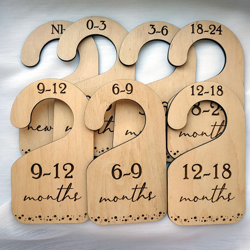 Houten Baby Closet Divider Houten Tissue Wit Houten Kleuterschool Kleding Divider Houten Baby Closet Tissue