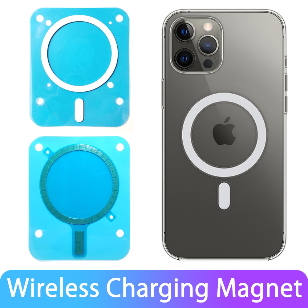 For iPhone 12Pro Max 12 Mini 11 Xs Max Xr 8Plus X Wireless Charging Magnet Mobile Phone Case Strong Magnetic Magsafe Accessory