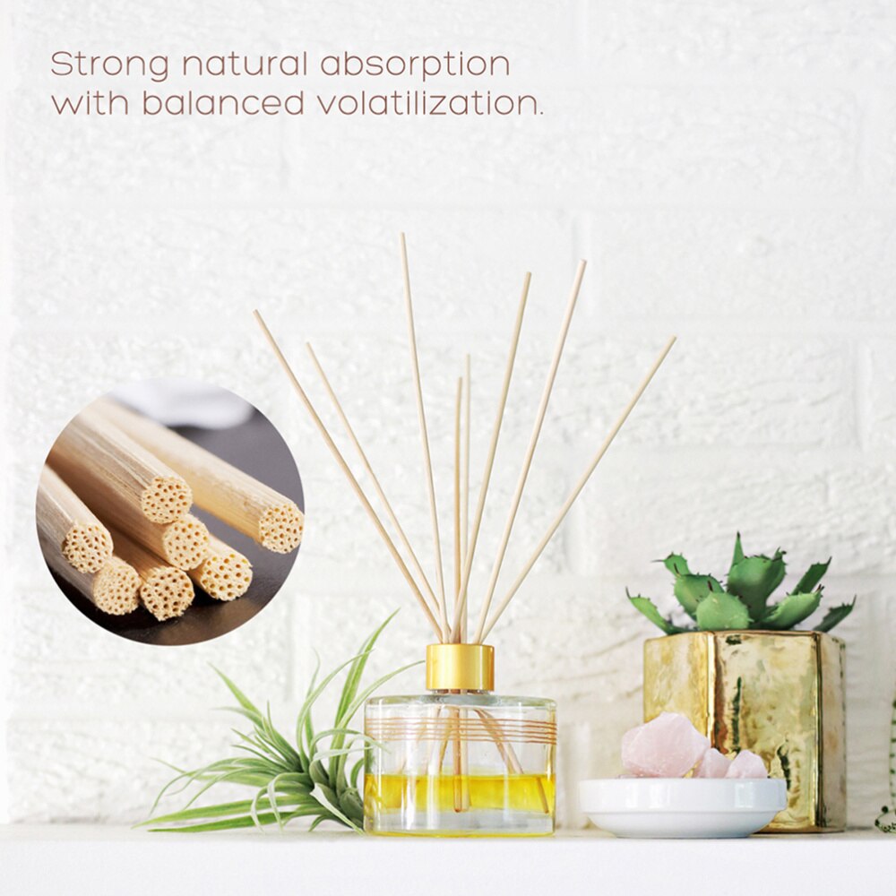 100pcs Rattan Reed Sticks Natural Fragrance Straight Reed Diffuser Aroma Oil Diffuser Rattan Sticks