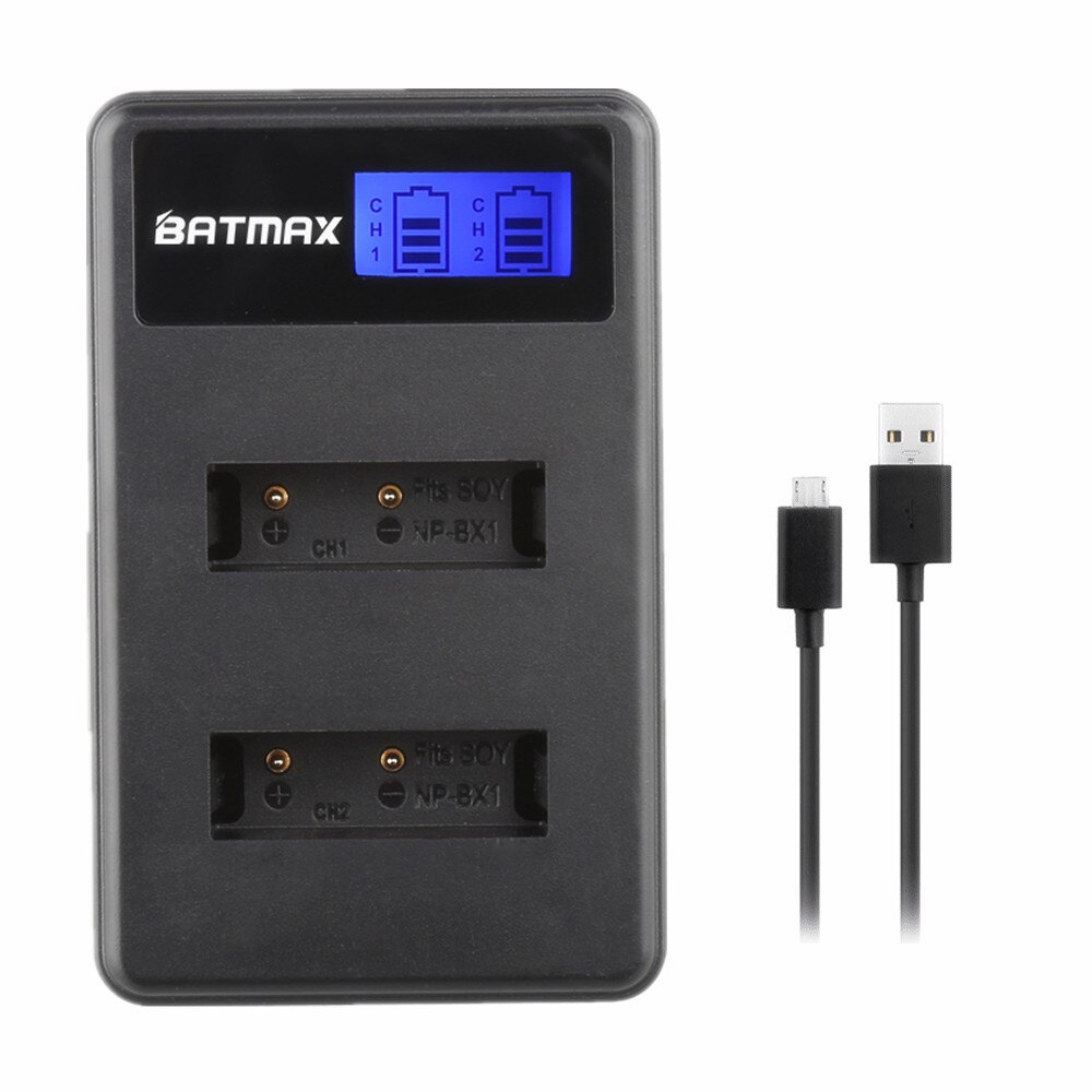 Batmax np -bx1 np bx1 npbx 1 akku 1860 mah + lcd-kaksoislaturi sony fdr -x3000r rx100 as100v as300 hx400 hx60 as50 wx350 as300v:lle