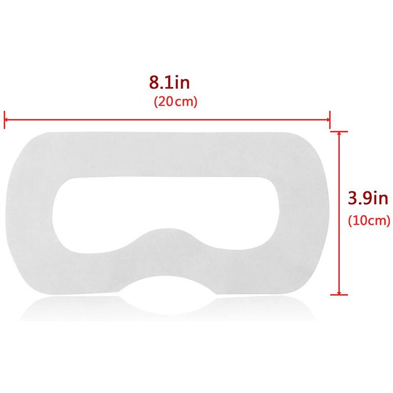 100 stk egnet for htc vive isolasjonsklut uten øretau beskyttelse engangs vr briller sanitær øyemaske