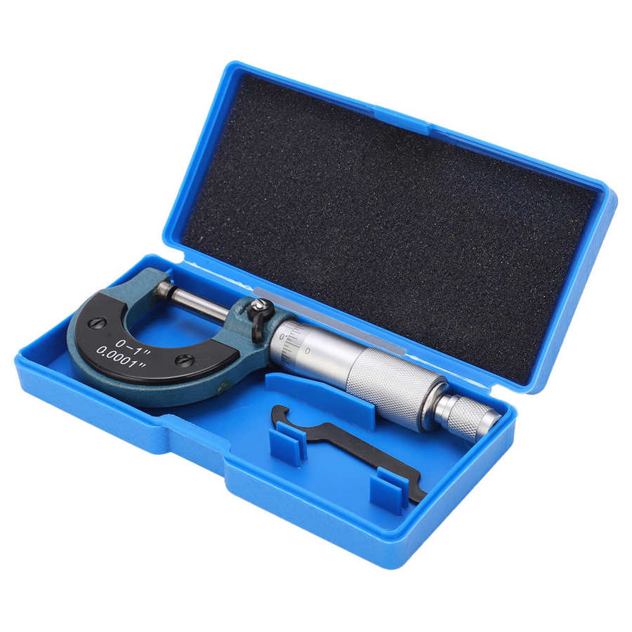 Micrometro digital 0-25mm/0-1 polegada 0.0001in sistema britânico fora do diâmetro micrômetro medição ferramenta de medição micrômetro