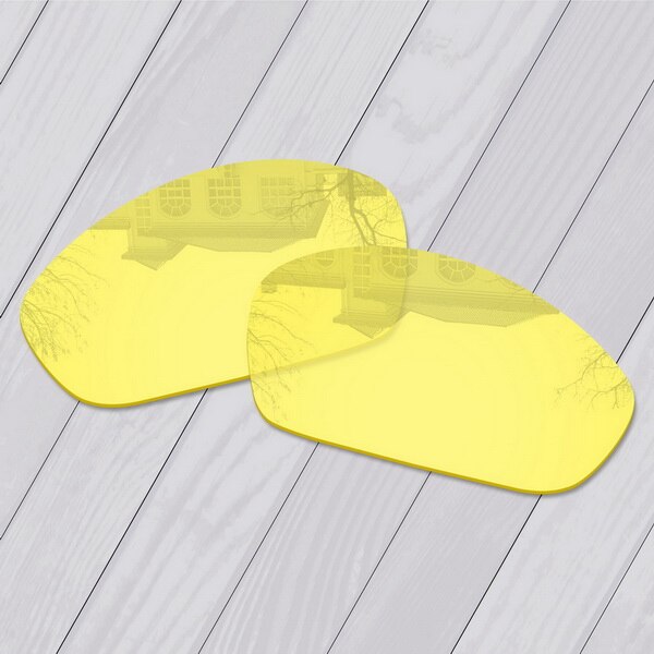 E.O.S Polarized Enhanced Replacement Lenses for Oakley Monster Dog Sunglasses - Multiple Choice: HD Yellow