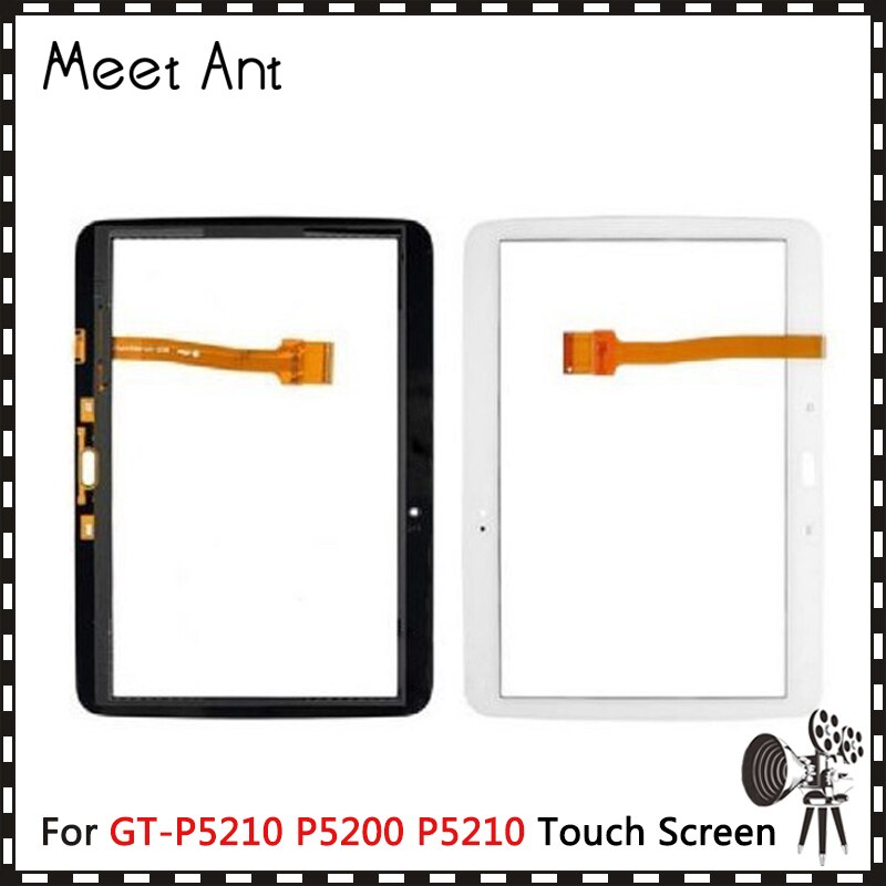 10.1&quot; For Samsung Galaxy Tab 3 10.1 GT-P5210 P5200 P5210 Touch Screen Digitizer Sensor Front Outer Glass Lens Panel