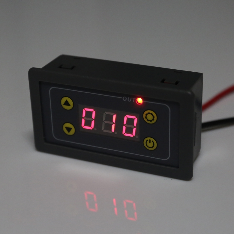 220V 5V 12V 24V Digital Time Delay LED Display Cycle Timer Control Adjustable Timing Time Delay