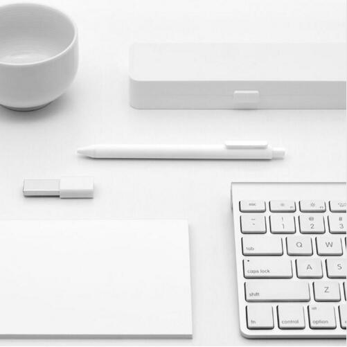 10 stk/pakke xiaomi pen kaco tegn pen 0.5mm , skrivelængde 400m ,  sort abs plast glat blæk til studerende/kontormedarbejder